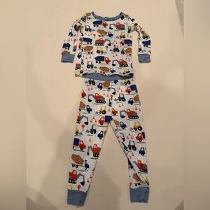 Little sleepies  construction truck pajamas